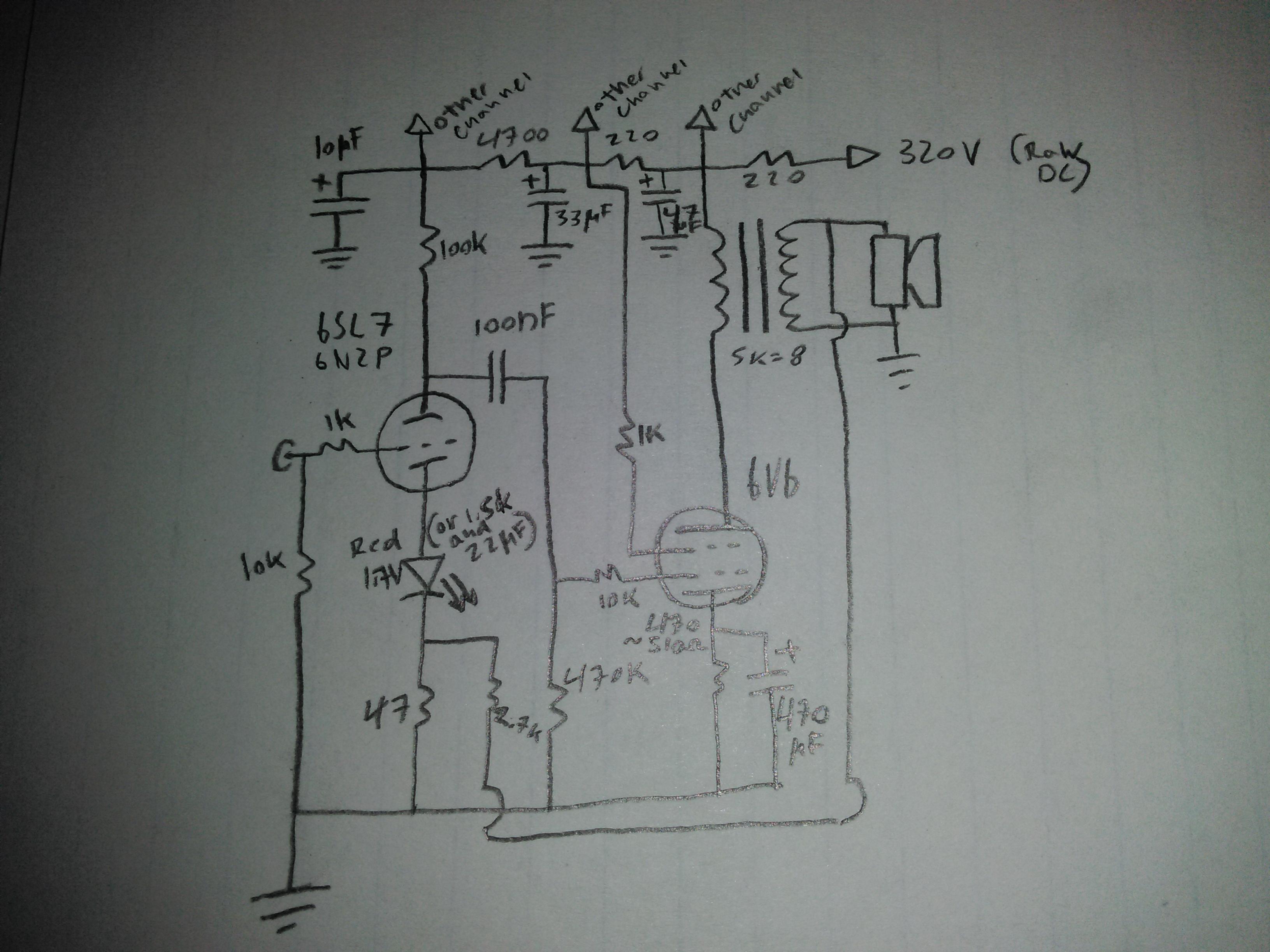 Fender champ amp aa764 schematic definition